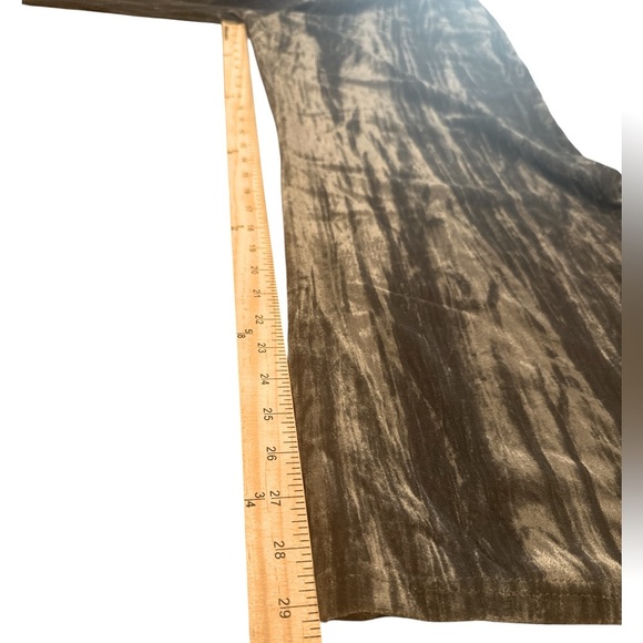 Bibi Pleated Velvet Pants Size XL Seal Grey Side Pockets Belted Waistband - Picture 11 of 14